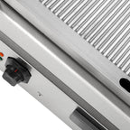 Elektrikli ızgara plakası – oluklu – E70GP20B+G