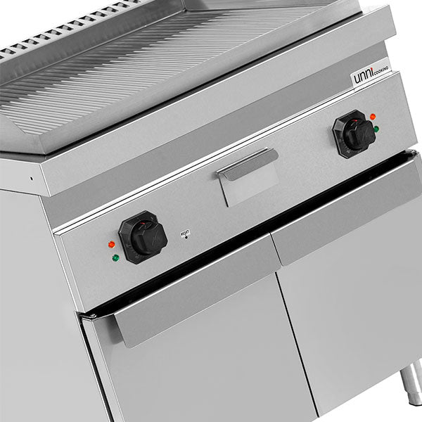 Elektro-Grillplatte – gerillt – E70GP20K+G