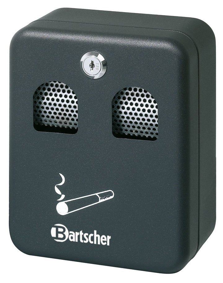 Wall-mounted ashtray, black
