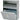 Wall-mounted ashtray, silver