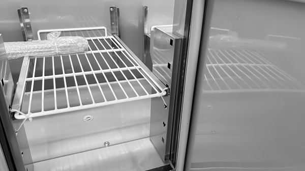 Cam vitrinli saladet 2 kapılı statik soğutma 90x70x85(h)cm