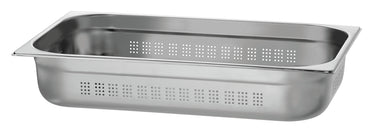 GN container, 1/1, D100, perforated