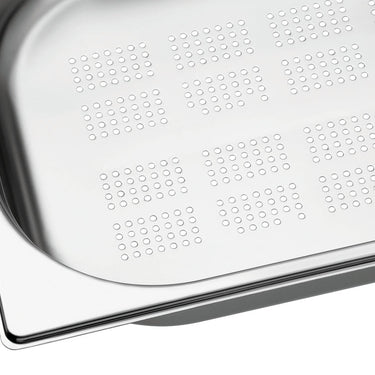 GN container, 1/2, D65, perforated