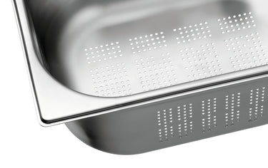 GN container, 1/2, D150, perforated