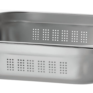 GN container, 2/3, D100, perforated