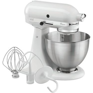 KitchenAid 5K45SSEWH, beyaz, 4,28L
