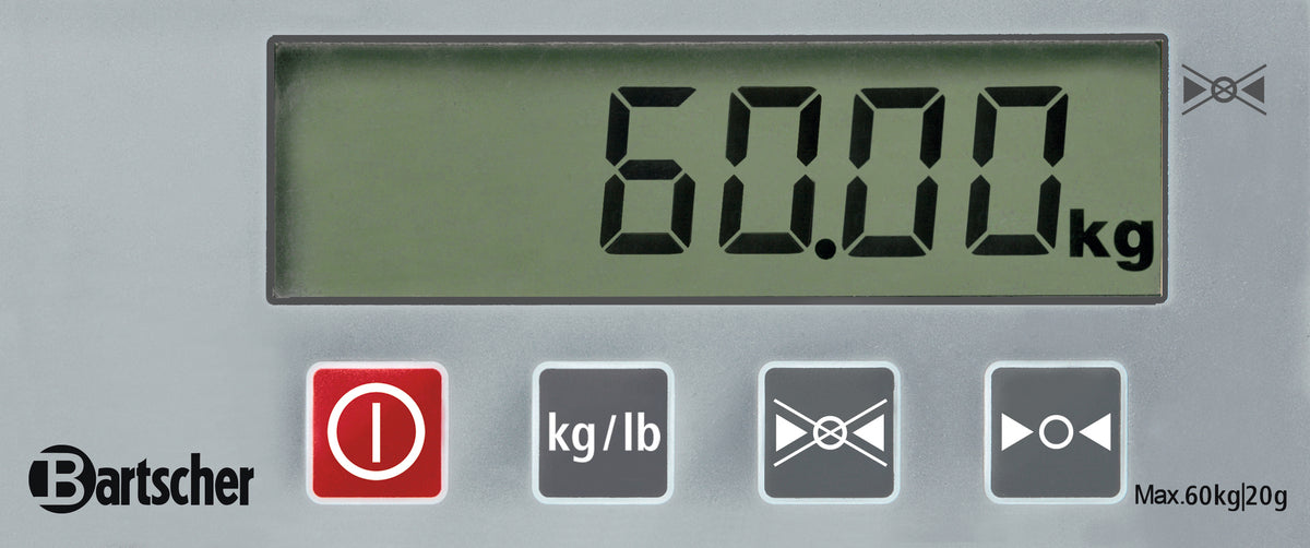 Dijital tartı, 60 kg, 20 g
