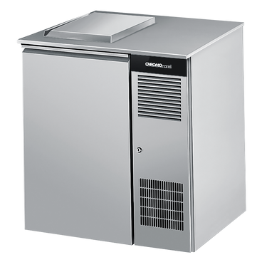 Refrigerated waste cooler 1 x 120 L plug-in ready 1020 × 720 × 1082 mm