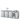 Beverage counter, 2 bowls on the right, 3 doors, with cover, central cooling 2500 × 700 × 980 mm