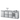 Beverage counter, 2 bowls right, 1 door / 4 drawers, with cover, ready to plug in 2500 × 700 × 980 mm