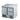 BR 795 - Refrigerated counter GN 1/1, 1 door, 2 drawers, with worktop, upstand at rear 950 × 700 × 850 mm