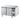 Refrigerated counter GN 1/1, 2 doors, without worktop, (H 800mm), central cooling 1100 × 680 × 800 mm (CKTZK7211600)