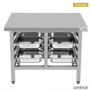 Fırın için alt gövde 900x800xH700mm