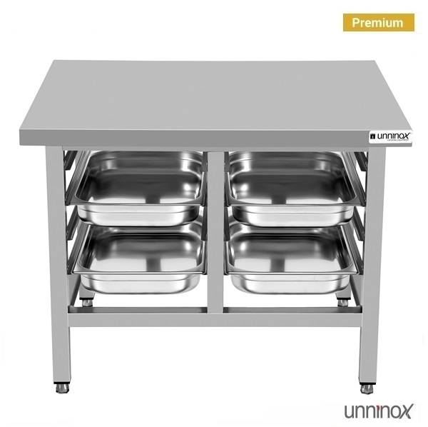 Untergestell für Backofen 900x800xH700mm