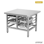 Untergestell für Backofen 900x800xH700mm