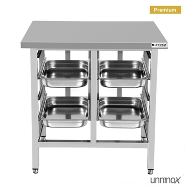 Ofenuntergestell 900x800xH900mm