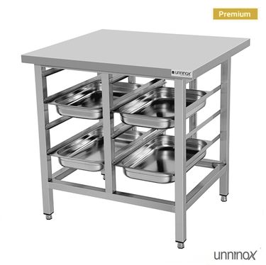 Ofenuntergestell 900x800xH900mm