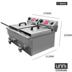 Elektrikli fritöz 2x8L Budget