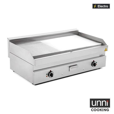 Elektro-Grillplatte – gerillt 1/3 – E65GP30B-G