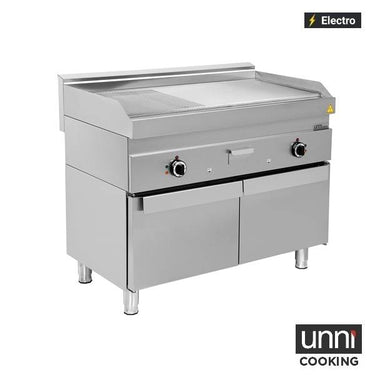 Elektro-Grillplatte – gerillt 1/3 – E65GP30B-G