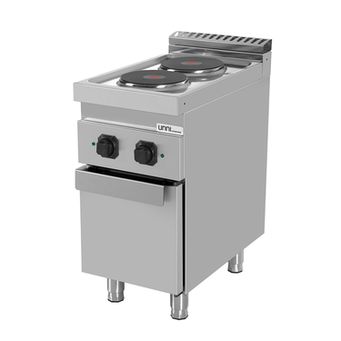 Elektroherd mit Türen 2 Kochplatten – E70C10-K