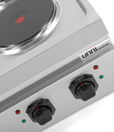 Elektroherd mit Türen 2 Kochplatten – E70C10-K