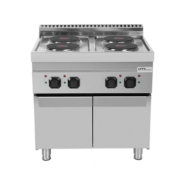 Elektroherd mit Türen 4 Kochplatten – E70C20-K