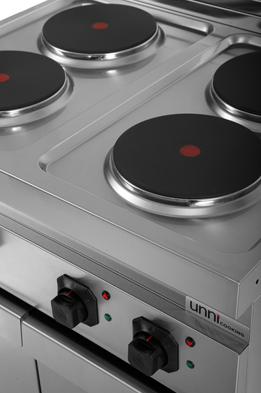 Elektroherd mit Türen 4 Kochplatten – E70C20-K