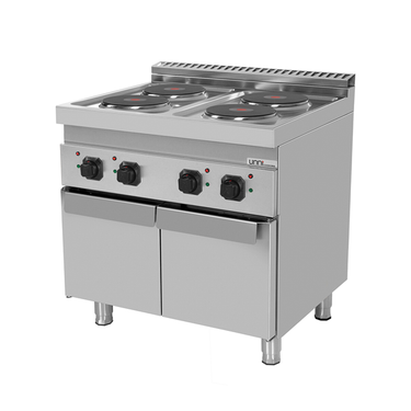 Elektroherd mit Türen 4 Kochplatten – E70C20-K