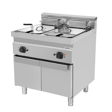 Elektrofritteuse 2x10L – 2×9kW (Hoch Leistung) – E70DF16-K