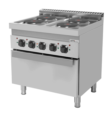 Elektroherd 4 Kochplatten mit Elektro Backofen – E70FEO20