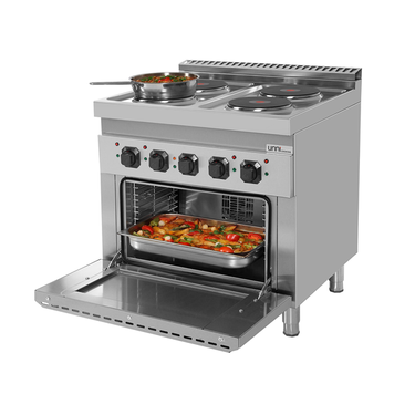 Elektroherd 4 Kochplatten mit Elektro Backofen – E70FEO20