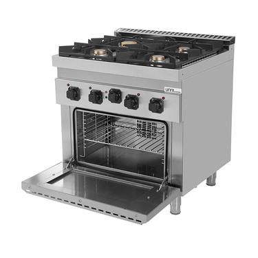 Gasherd mit Elektro Backofen – 4 Brenner – E70FG020