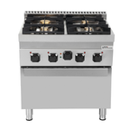 Gasherd mit Elektro-Backofen – 4 Brenner – E70FG020