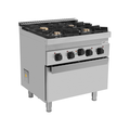 Gasherd mit Elektro-Backofen – 4 Brenner – E70FG020