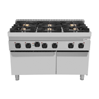 Gasherd mit Elektro-Backofen – 6 Brenner – E70FGO30-K