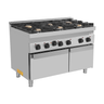 Gasherd mit Elektro Backofen – 6 Brenner – E70FGO30-K