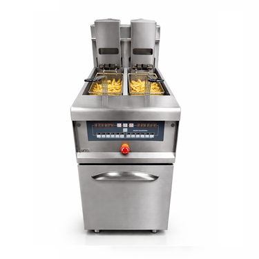 DuoLift Pro Digitalfritteuse – 2×13.5 L – automatische Korbhebevorrichtung
