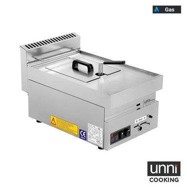 Gasfritteuse 1x8L