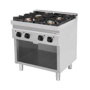 Gasherd ohne Türen – 28.5kW – 4 Brenner – G70C20
