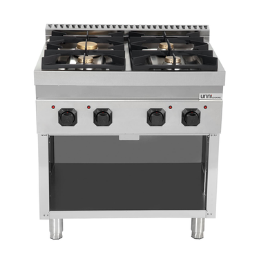 Gasherd ohne Türen – 28.5kW – 4 Brenner – G70C20