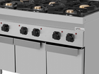 Kapılı gazlı ocak – 44kW – 6 brülörlü – G70C20K