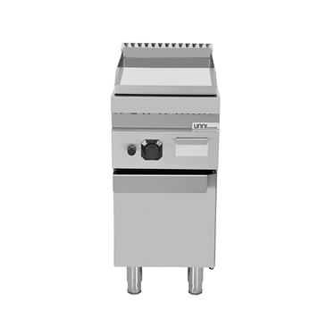 Arbeitstischs Kategorie 1 | Grillplatte Platte Gas – glatt/verchromt – G70GP10+C-K
