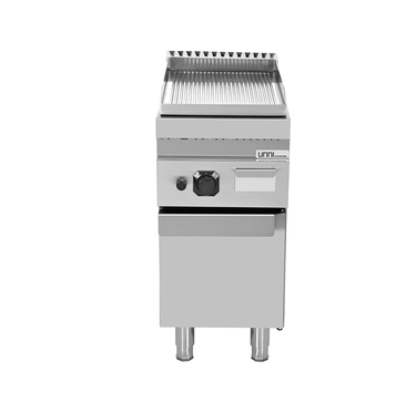 Grillplatte Platte Gas – gerillt/verchromt – G70GP10+GC-K