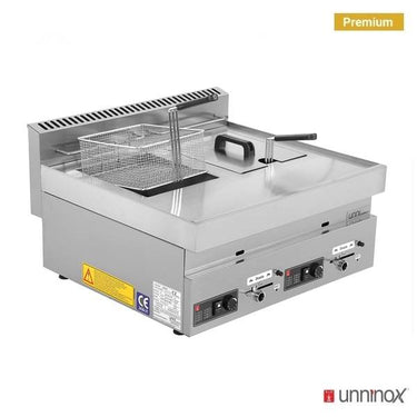 Gasfritteuse 2x8L