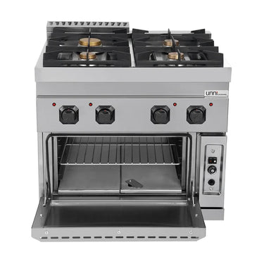 Gasherd mit Gas Backofen – 4 Brenner - G70FG020