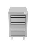 Schubladenschrank mit 3 Schubladen, Tiefe 60 cm (WT-506085-3D)