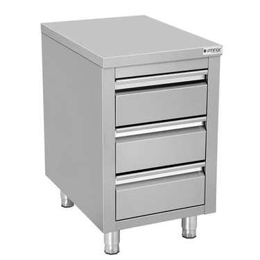 Schubladenschrank mit 3 Schubladen, Tiefe 70 cm (WT-507085-3D)