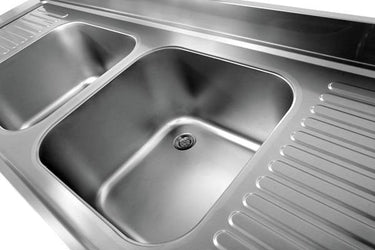 200x70xH85cm – 2 Spültische Mittel