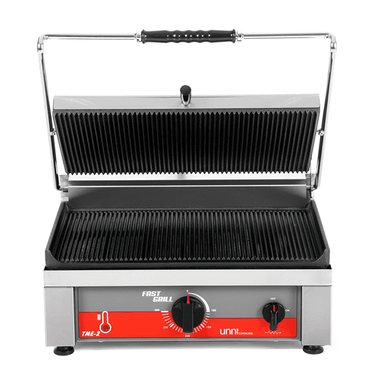 Contact/Panini Grill Ribbed Surface 460x300 mm (Cast Iron) 50°C/300°C